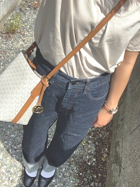 「SEIKO（セイコー）のアイテム」を使った、りーさん（レディース・165cm）の夏コーディネート