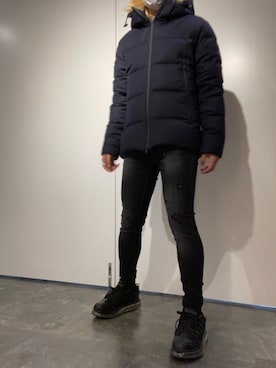 「TATRAS（タトラス）のアイテム（ジャケット/アウター）」を使った、DAISUKEさん（メンズ・177cm）の冬コーディネート