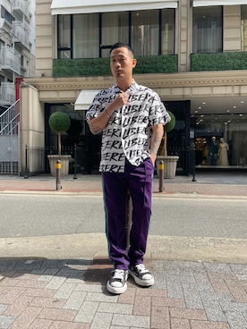 「LIBERE（リベーレ）のアイテム」を使った、DAISUKEさん（メンズ・177cm）の春コーディネート