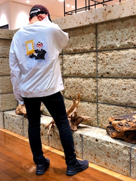 「印」｜シウエ  イユさん（メンズ・172cm）の春コーディネート