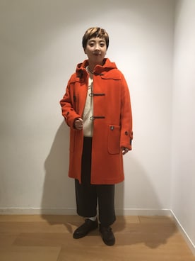 「アイテム（ジャケット/アウター）」を使った、SAEKIさん（レディース・155cm）の秋コーディネート