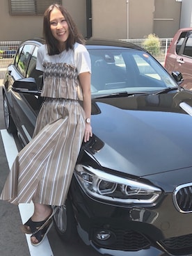 「TACS（タックス）のアイテム」を使った、somomiさん（レディース・163cm）の夏コーディネート