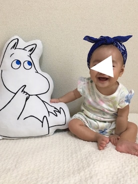 「赤ちゃん」｜「アイテム（財布/小物）」を使った、ちゃあさん（キッズ・70cm）の夏コーディネート