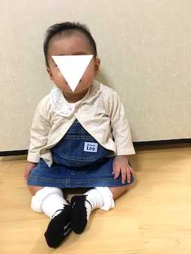 「Baddy Lee（バディリー）のアイテム」を使った、ちゃあさん（キッズ・70cm）の秋コーディネート