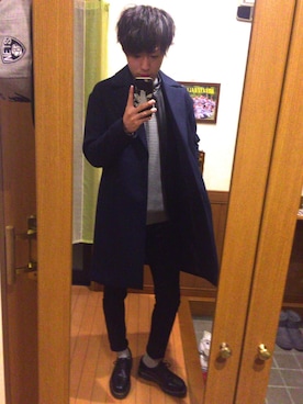 「アイテム（バングル/リストバンド）」を使った、たくやさん（メンズ・172cm・20代）の冬コーディネート