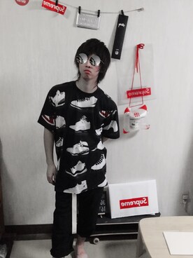 「FNTY（フライングナインティ）のアイテム」を使った、＜●ω●βさん（メンズ・166cm）の夏コーディネート