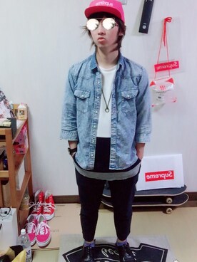 ＜●ω●βさん（メンズ・166cm）の夏コーディネート