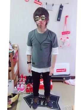 ＜●ω●βさん（メンズ・166cm）の夏コーディネート