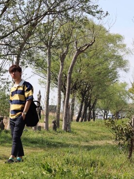 ＜●ω●βさん（メンズ・166cm）の春コーディネート