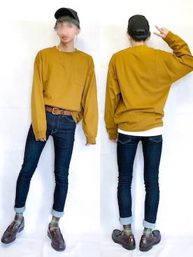 ふじさん（メンズ・170cm）の秋コーディネート