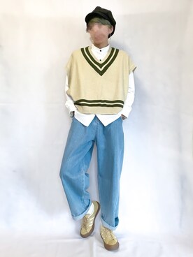 ふじさん（メンズ・170cm）の秋コーディネート