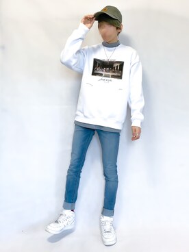「やっぱりストリートが好き」｜「アイテム（アクセサリー）」を使った、ふじさん（メンズ・170cm）の秋コーディネート