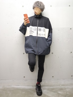 「SHAREEF（シャリーフ）のアイテム（その他）」を使った、ふじさん（メンズ・170cm）の冬コーディネート