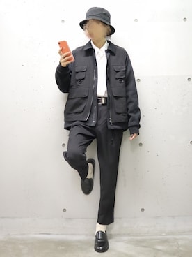 「SHAREEF（シャリーフ）のアイテム（その他）」を使った、ふじさん（メンズ・170cm）の春コーディネート