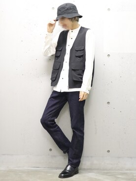 「SHAREEF（シャリーフ）のアイテム（その他）」を使った、ふじさん（メンズ・170cm）の春コーディネート