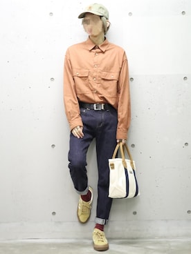 ふじさん（メンズ・170cm）の春コーディネート