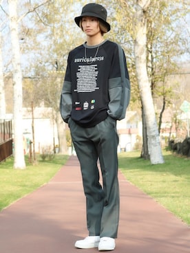 ふじさん（メンズ・170cm）の春コーディネート