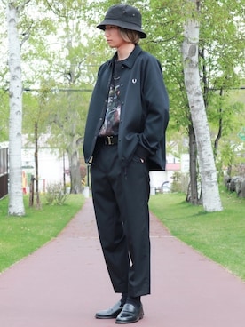 「LAD MUSICIAN（ラッドミュージシャン）のアイテム（その他）」を使った、ふじさん（メンズ・170cm）の春コーディネート