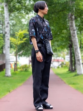 「BENCH（BENSAN）（ベンチ）のアイテム」を使った、ふじさん（メンズ・170cm）の夏コーディネート