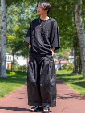 「BENCH（BENSAN）（ベンチ）のアイテム」を使った、ふじさん（メンズ・170cm）の夏コーディネート