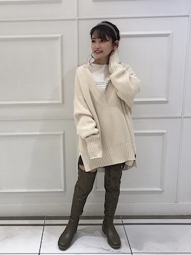 ちびまる ◎さん（レディース・142cm）の冬コーディネート