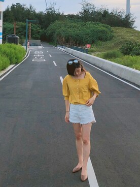 「丹寧」｜Yabe Daiさん（レディース・158cm）の夏コーディネート