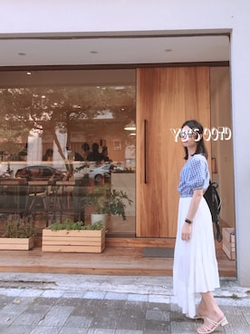 「dating」｜Yabe Daiさん（レディース・158cm）の夏コーディネート