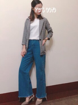 「fallfashion」｜Yabe Daiさん（レディース・158cm）の秋コーディネート