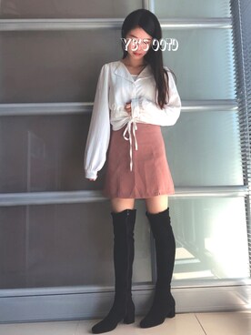 「fallfashion」｜Yabe Daiさん（レディース・158cm）の秋コーディネート