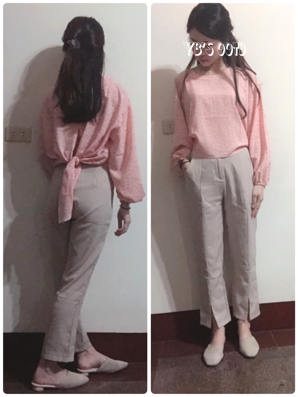 「ootd、fall style、fallfashion、autumn、autumn look」｜「PAZZOのアイテム（トップス、ピンク系）」を使った、Yabe Daiさん（レディース・158cm）の秋コーディネートの1枚目の写真
