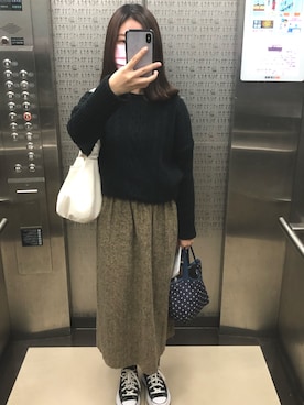「WINTER STYLE」｜Yabe Daiさん（レディース・158cm）の冬コーディネート