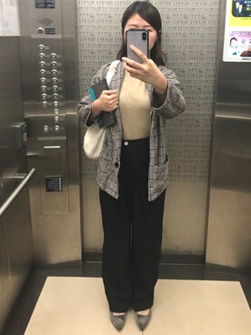 「WINTER STYLE」｜Yabe Daiさん（レディース・158cm）の冬コーディネート