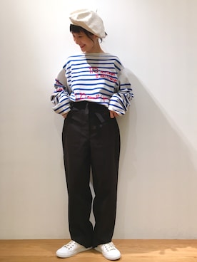 「FALKE（ファルケ）のアイテム」を使った、waragaiさん（レディース・154cm）の夏コーディネート