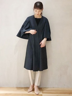 「チュール」｜Neneさん（レディース・164cm）の冬コーディネート