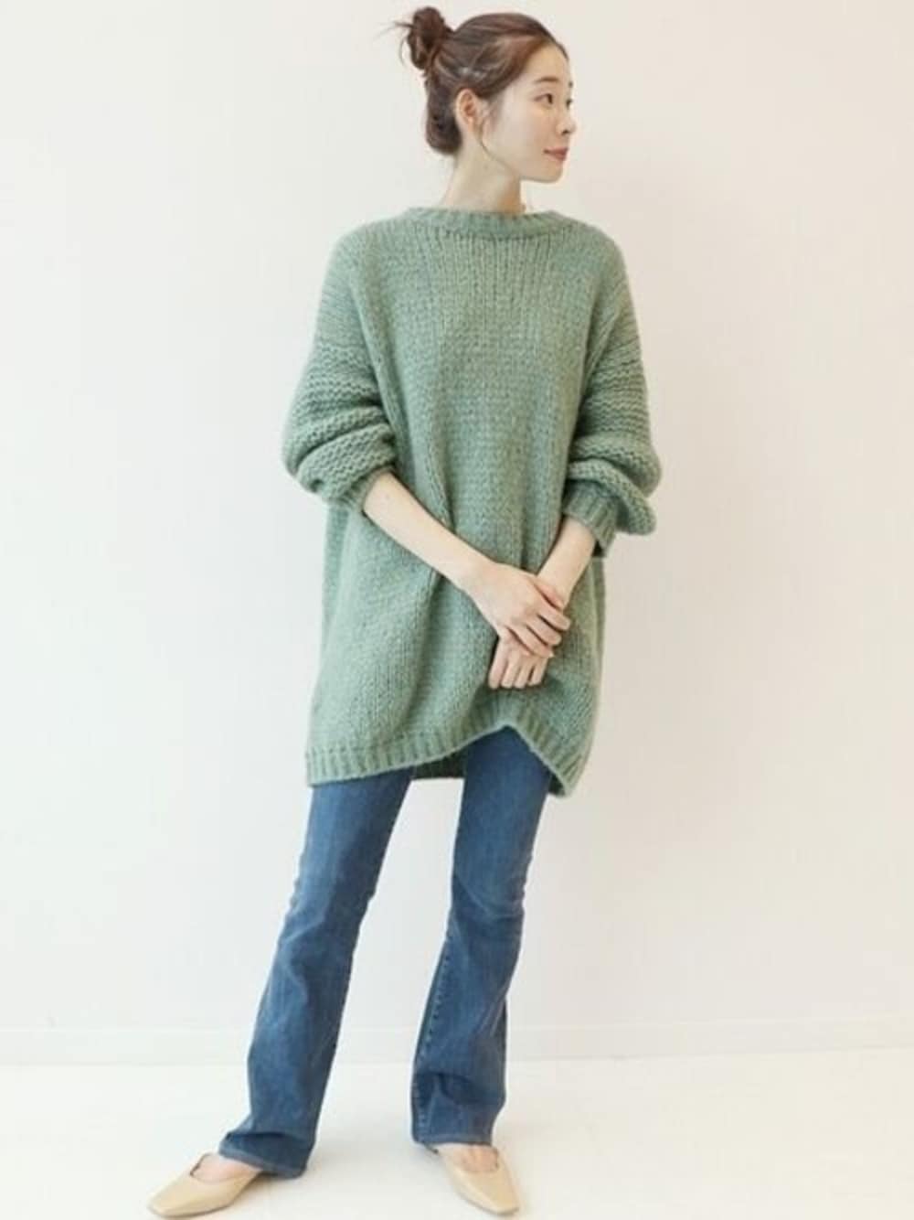 定価30800円 Plage別注 ロベルトコリーナSP DROP SL ニット 定価30800円 Plage別注 ロベルトコリーナSP DROP SL ニット