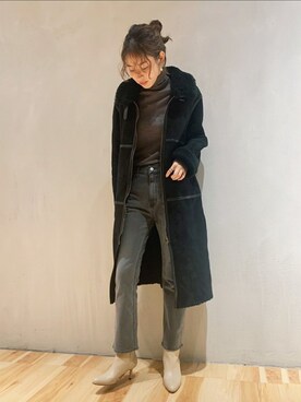 Neneさん（レディース・164cm）の冬コーディネート