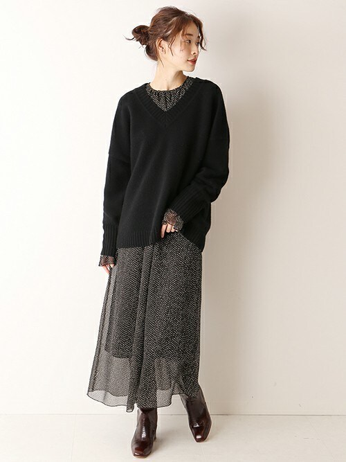 Plage スーパーファインウールカシミヤ Vネックプルオーバー PlageファインウールVネックプルオーバー/ニット/新品未使用タグ付き
