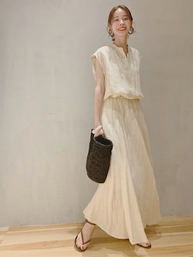 plage（プラージュ）の「Linen Flared スカート2◇（スカート