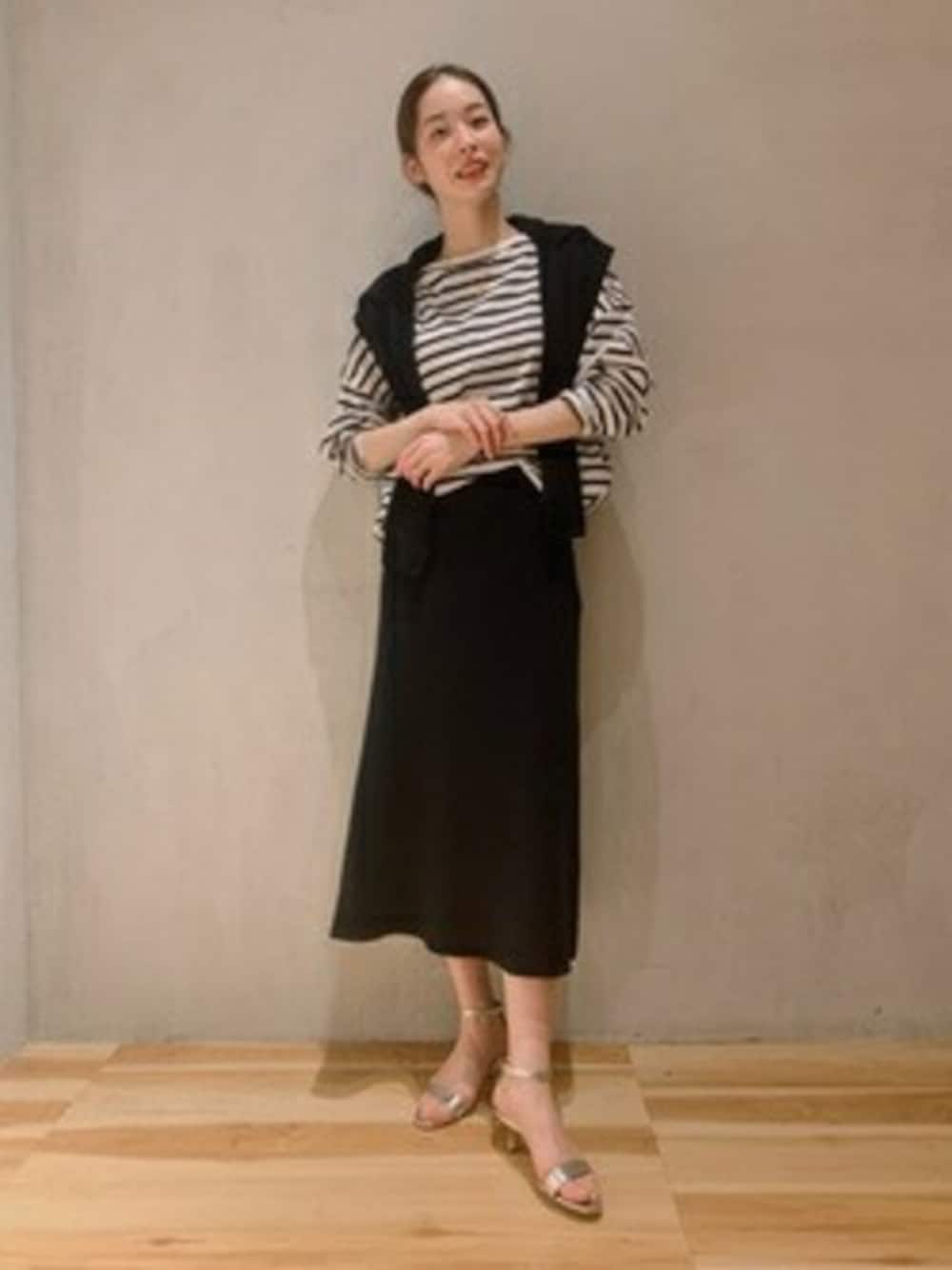 plage（プラージュ）の「【R'IAM】FEMININE テンジクボーダーTシャツ2