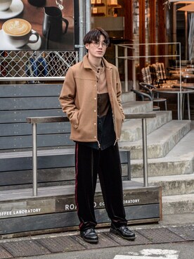 「bal（バル）のアイテム（ジャケット/アウター）」を使った、Haruki Tadaさん（メンズ・170cm）の春コーディネート