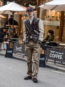 ジュンヤ　スタジャン eYe JUNYA WATANABE MAN × DAIWA PIER39 スタジャンxダウンの