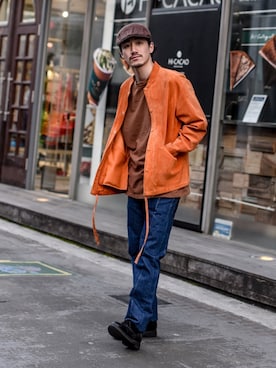 「CLASS（クラス）のアイテム（パンツ）」を使った、Haruki Tadaさん（メンズ・170cm）の春コーディネート