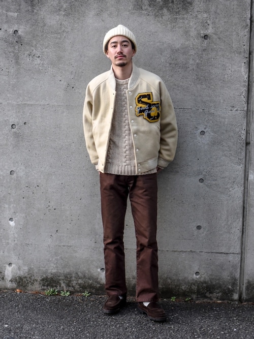 No Brand ノーブランド のスタジャンを使ったメンズ人気ファッションコーディネート Sciaky