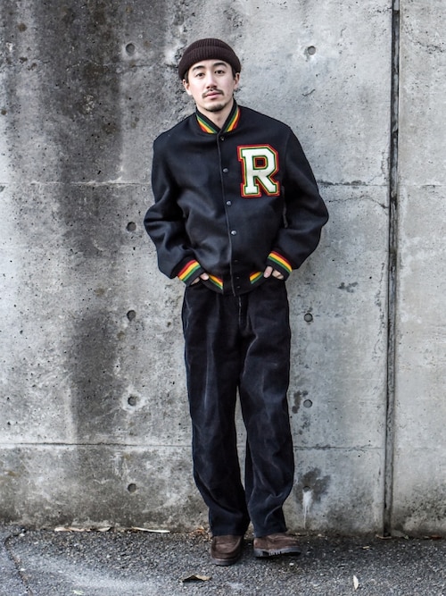 No Brand ノーブランド のスタジャンを使ったメンズ人気ファッションコーディネート Sciaky