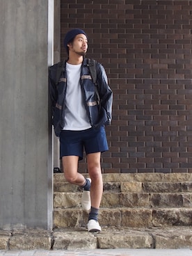 「shorts」｜「アイテム（ジャケット/アウター）」を使った、shota imanakaさん（メンズ・175cm）の春コーディネート