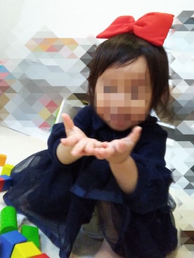 「devirock（デビロック）のアイテム（ヘアアクセサリー）」を使った、杏さん（レディース・152cm）の秋コーディネート