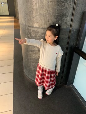 「Esime（エシミー）のアイテム」を使った、*eee*さん（キッズ・120cm）の冬コーディネート