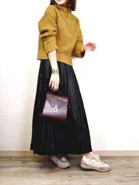 「MARC JACOBS（マークジェイコブス）のアイテム（スニーカー）」を使った、zzzharuzzzさん（レディース・161cm）の秋コーディネート