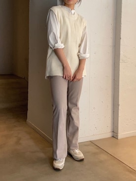 「MARC JACOBS（マークジェイコブス）のアイテム（スニーカー）」を使った、zzzharuzzzさん（レディース・161cm）の冬コーディネート