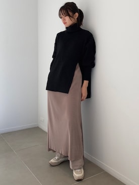 「MARC JACOBS（マークジェイコブス）のアイテム（スニーカー）」を使った、zzzharuzzzさん（レディース・161cm）の冬コーディネート